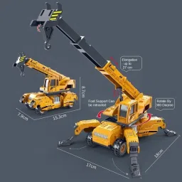 akvanar Lifting Crane with Cable 360 Degree Rotating Towing Crane image 2