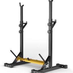 iris Squat Rack Stand for Home Gym Strength Training (Yellow) Multipurpose Fitness Bench-picture-42