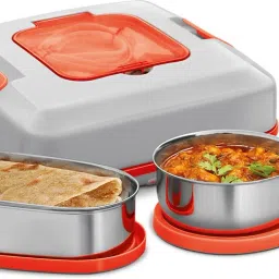 Electric Tiffin FLATRON (3 Containers) 3 Containers Lunch Box-image-26