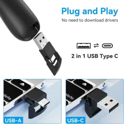 jihaan 2 in 1 Type C and USB Presentation Clicker image 4