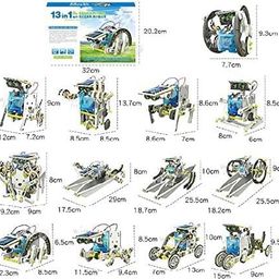 gknex 13-in-1 Educational Solar Robot Kit for Kids Toy-picture-17