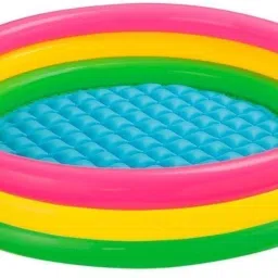 Inflatable Round Swimming Pool Kids Bathing Mid Size 0 to 3 Years 3 feet Tubs Inflatable Swimming Pool-29