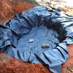 Pond Liner HDPE Membrane Reinforced 700 GSM Rubber Heavy Sheet Tent - For - For Fish Pond Liner Garden Pools( Black-image-45
