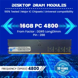EVM Desktop RAM DDR5 16 GB PC DDR5 (EVMT16G4800U88P) image 2