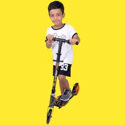 Kick scooter for kids and adult with smooth brakes barring & big wheels HoverBoard Scooter-image-74