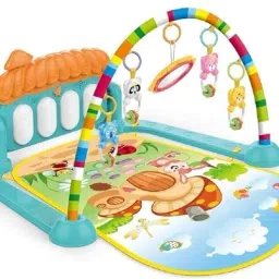 Play Piano Mat for Boy & Girl 0-9 Month Lights and Music pack of 1-image-31
