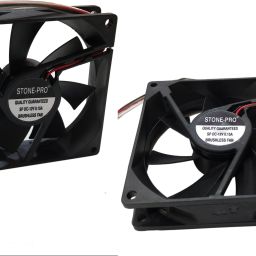 STONE-PRO 2pic 12V DC Cabinet Fan 3.5-Inch Square (90*90*25 MM) Cooling fan Cooler-picture-16