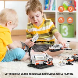 radhey preet 3 in 1 Different Form of Space Related Model From Blocks, RP1292(45) image 5