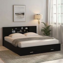 mintwud from pepperfry Misato King Size Bed with Headboard & Front Drawer Storage-picture-14