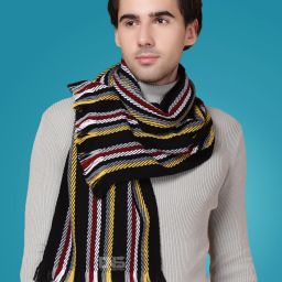 Daily Needs Shop Striped Men Muffler-image-97