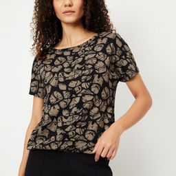 max Women Printed Round Neck Pure Cotton Multicolor T-Shirt-picture-26