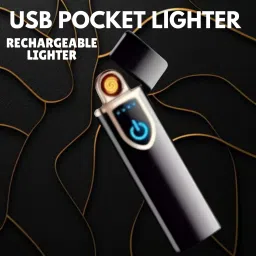 USB Cigarette Lighter for Smoking Windproof Slim Lighter with Fingerprint J214 USB Cigarette Lighter for Smoking Windproof Slim Lighter with Fingerprint J214 Pocket Lighter-image-63