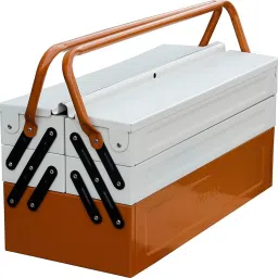 High Grade Metal Kit for Home and Garage 5 Compartment (Brown & Ivory) Tool Box-image-7