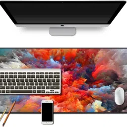 AlexVyan Cloud Large Gaming Mouse Pad , Anti-Fray Cloth Mousepad Computer Keyboard Mat Mousepad image 2