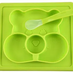 Baby Placemat Silicone Feeding Plate for Toddlers, Easily Wipe Clean- Silicone-23