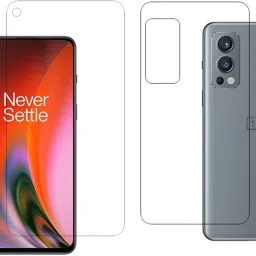 tech konnect Screen Protector Accessory Combo for OnePlus Nord 2 5G Front Back Screen Guard Camera Glass For OnePlus Nord 2 image 2