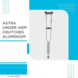 ASTRA UNDER ARM CRUTCHES (PAIR) P.C.NO.0905 SIZE S,M,L,XL Leg Support Crutch Pad-27