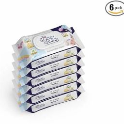 honny bunny Premium Wet wipes with aloe vera & Vitamin E (432 Wipes) Pack of 6-image-52