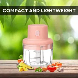 totthar Electric Rechargeable Chopper for Kitchen TTCH57 Electric Vegetable & Fruit Chopper-picture-5