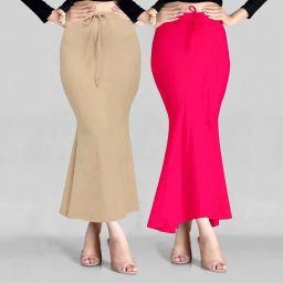 Flybird Fashion Chiku+Red Peticote Lycra Blend Petticoat-image-92