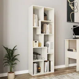 homeeasy Engineered Wood Open Book Shelf-picture-8