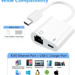 SCALEBEE Type C to LAN TypeC Gigabit Ethernet LAN 1000Mbps, Plug & Play Wired Ethernet Lan Adapter compatible with Linux, Mac, Windows image 4