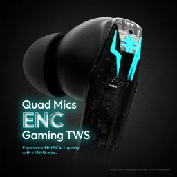 number Super Buds Pro GT99 Dual Pair, 4 Mic ENC Gaming RGB TWS,35ms Latency,50H Battery Bluetooth Headset image 4