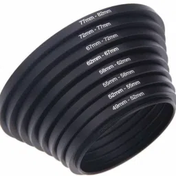 SHOPEE 49mm-82mm Lens Stepping Ring,Include 8 Stepping Rings 49mm-52mm, 52mm-55mm, 55mm-58mm, 58mm-62mm, 62mm-67mm, 67mm-72mm, 72mm-77mm,77mm-82mm Stepping Rings Set Step Up Ring-32