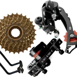 Bicycle 8 Speed Freewheel, Derailleur With Guard and Cycle Front Disk Machine Bicycle Brake Disk-14