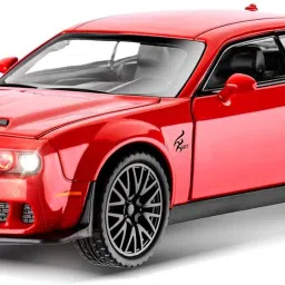1:32 Dodge Challenger Hellcat Model Car Super Sports Car light & Sound Diecast-9