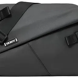 Black Men & Women Sling Bag Stylish Polyester Shoulder Cross body Bag - Black-image-70
