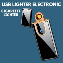 USB Cigarette Lighter for Smoking Windproof Slim Lighter with Fingerprint D476 USB Cigarette Lighter for Smoking Windproof Slim Lighter with Fingerprint D476 Pocket Lighter-picture-35