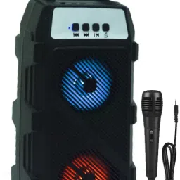KSD Multimedia Trolley Karaoke Bluetooth Party Speaker with Mega Bass & Wired Mic 20 W Bluetooth Speaker-23