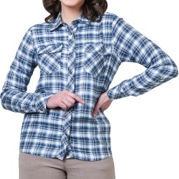 Women Regular Fit Checkered Spread Collar Casual Shirt-image-48