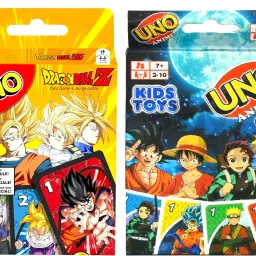 Premium Quality UNO Dragon Ball Z and UNO Anime Playing Cards Game|2PC UNO cards-image-71