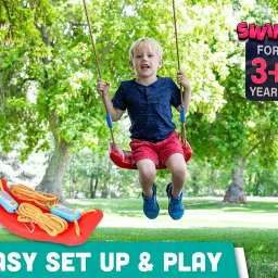 Adjustable Rider Swing for Kids, High Weight Support, Swing for Indoor & Outdoor-22