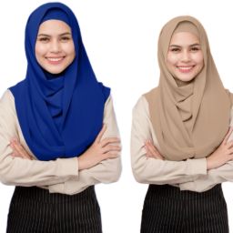 Solid Chiffon Women Multicolor Faux Turtleneck Neck Cover, Scarf, Bluetooth Scarf, Fancy Scarf, Stole-image-9