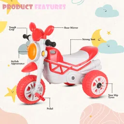 dugri Tricycle for Kids,Smart Plug n Play Kids Ride on TRICYCLE BULLET Tricycle-picture-16