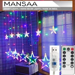115 LEDs 2.06 m Multicolor Flickering Star Rice Lights-image-26