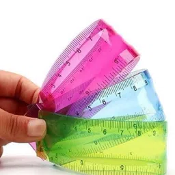 Flexible Plastic Multicolor Ruler-25