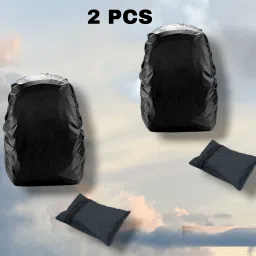 DK Creation cod:187 Rain Cover_Backpack Waterproof Laptop _Luggage _School _Bag Cover2 psc) Waterproof Laptop Bag Cover, School Bag Cover-image-81