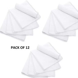 kelpertech Piece Assorted Woven Pocket Square Hankies ["White"] Handkerchief-image-49