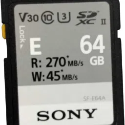 SONY SF-E64A Hi- Speed Memory Card 64Gb Read speed 270mb/ps write Speed 45mb/ps SF-E64A 64 GB MicroSDXC Class 10 270 MB/s Memory Card Compatible with Camera, Computer-22