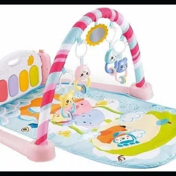 5 In 1 Baby Gym Mat Piano Gym Mat Rack Infant Music Fitness Rack Rattle Kids Toy-image-99