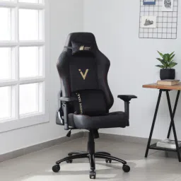 green soul Vision Leatherette Gaming Chair in Black Colour-picture-19