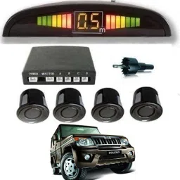 Premium Car Reverse Parking Sensor 89 White LED Display Car 4 Parking Sensor Reverse Backup Radar Sound Alarm System Kit uiversal White LED Display Car 4 Parking Sensor Reverse Backup Radar Sound Alarm System Universal Parking Sensor (Electromagnetic Systems) Parking Sensor-picture-0