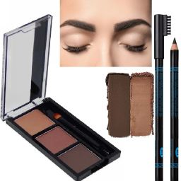 Instant Eyebrow Powder Cake Palette Eyebrow Pencil Black 8 g-image-31
