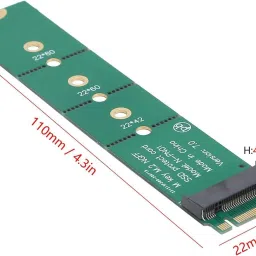 Etzin M Key to M Key M.2 PCIE NVMe SSD Extended Test Protection Adapter Card Hard Disk Skin image 5
