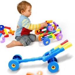 Pipe Puzzles Building Blocks Toy Game Set for 3-8 Years Old Kids Boys & Girls-11