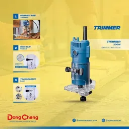 mat max DONGCHENG DMP02-6 DMP02-06 ROUTER TRIMMER MACHINE 350 WATT,3800 RPM Rotary Tool image 3